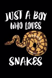 Just A Boy Who Loves Snakes