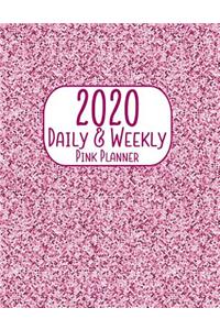 2020 Daily & Weekly Pink Planner
