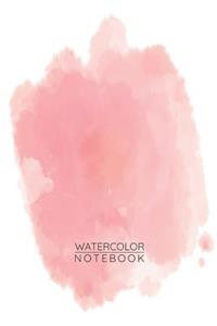 Light Pink Watercolor Notebook - Sketch Book for Drawing Painting Writing - Light Pink Watercolor Journal - Light Pink Diary