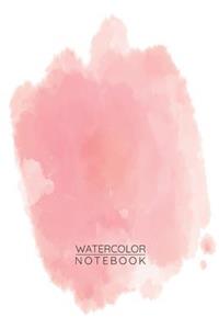 Light Pink Watercolor Notebook - Sketch Book for Drawing Painting Writing - Light Pink Watercolor Journal - Light Pink Diary