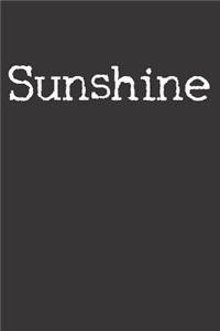 Sunshine Sunrise Sun Notebook Journal