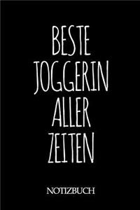 Beste Joggerin Aller Zeiten Notizbuch