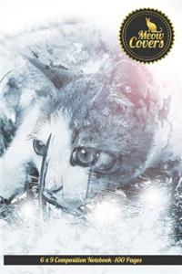Meow Covers 6 X 9 Composition Notebook -100 Pages