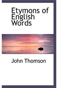 Etymons of English Words