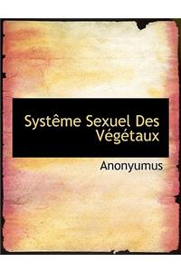 Systeme Sexuel Des Vegetaux