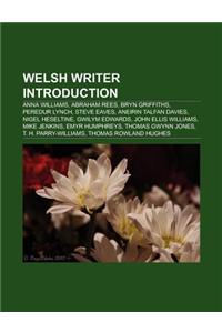 Welsh Writer Introduction