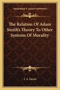 Relation of Adam Smith's Theory to Other Systems of Morality