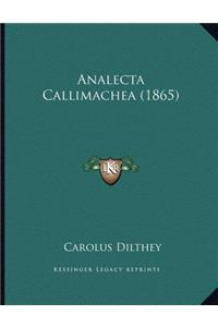 Analecta Callimachea (1865)