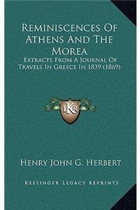 Reminiscences Of Athens And The Morea