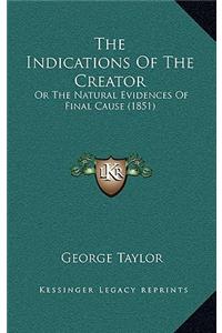 Indications Of The Creator