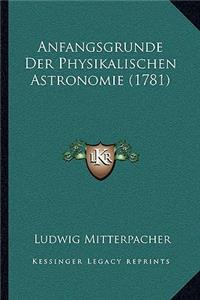 Anfangsgrunde Der Physikalischen Astronomie (1781)
