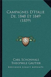 Campagnes D'Italie De, 1848 Et 1849 (1859)