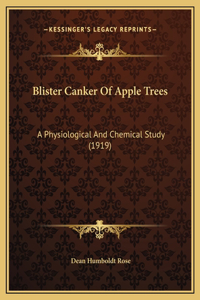 Blister Canker Of Apple Trees