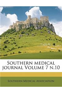 Southern Medical Journal Volume 7 N.10