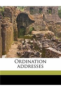 Ordination Addresses