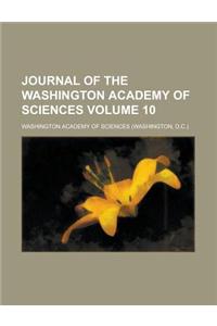 Journal of the Washington Academy of Sciences Volume 10