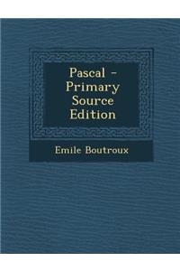 Pascal (Primary Source)