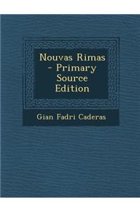 Nouvas Rimas - Primary Source Edition