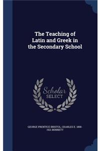 Teaching of Latin and Greek in the Secondary School