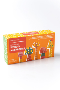 Paint Your Own Wooden Mushrooms