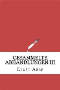 Gesammelte Abhandlungen III