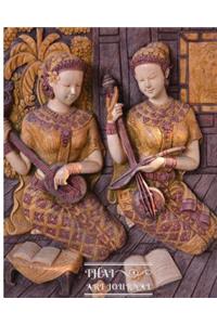 Thai Art Journal Writing: Beautiful Journals, Lined Journal, Diary Notebook (Blank Book Journals)