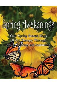 Adult Coloring Journal - Spring Awakenings