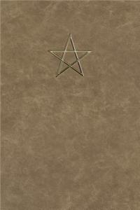 Monogram Pentagram (Neopaganism) Notebook