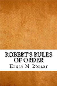 Robert's Rules of Order