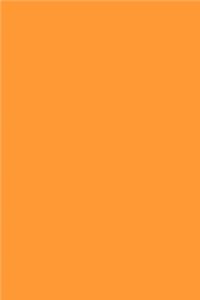 Journal Deep Saffron Color Simple Plain Saffron Orange