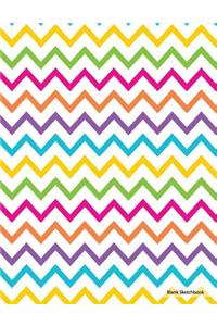 Blank Sketchbook - Colorful Waves