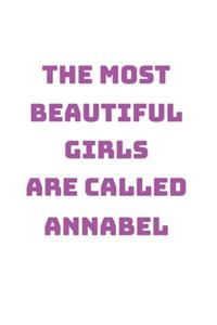 Annabel Girl Woman Notebook