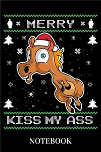 Merry Kiss My Ass - Notebook