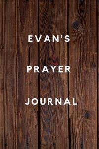 Evan's Prayer Journal