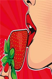 Strawberry mouth Notebook