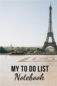 My to Do List Notebook