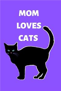Mom loves cats notebook