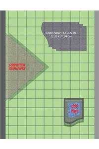 Graph Paper Notebook 8.5 x 11 IN, 21.59 x 27.94 cm