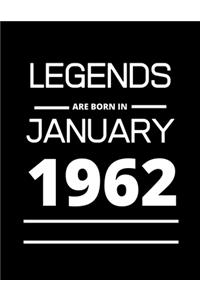 LEGENDS are born in January 1962