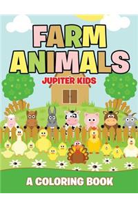 Farm Animals (A Coloring Book)