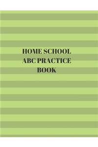 Home School ABC Practice Book
