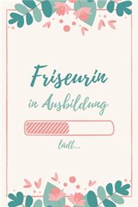 Friseurin in Ausbildung