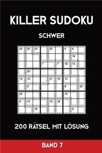 Killer Sudoku Schwer 200 Rätsel Mit Lösung Band7