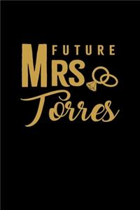 Future Mrs. Torres: Personalized Engagement & Pre Wedding Gift - Mr. & Mrs. Wedding Notebook and Organizer for Bride to Be and Groom To Be Matching Present