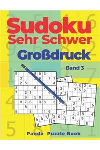 Sudoku Sehr Schwer Großdruck - Band 3