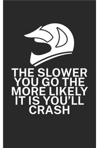 The slower you go the more likely it is youll