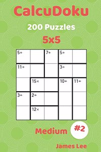 CalcuDoku Puzzles - 200 Medium 5x5 vol. 2