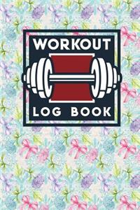 Workout Log Book: Exercise Notebook, Workout Book Journal, Gym Training Log Book, Workout Sheets, Hydrangea Flower Cover