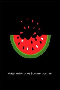 Watermelon Slice Summer Journal