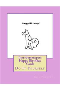 Norrbottenspets Happy Birthday Cards